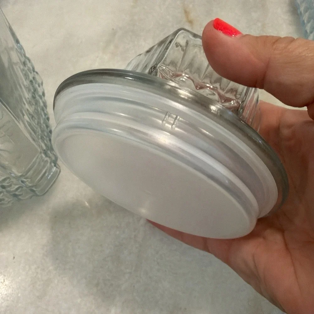 Collectible KOEZE'S APOTHECARY CANISTER JAR Glass 9